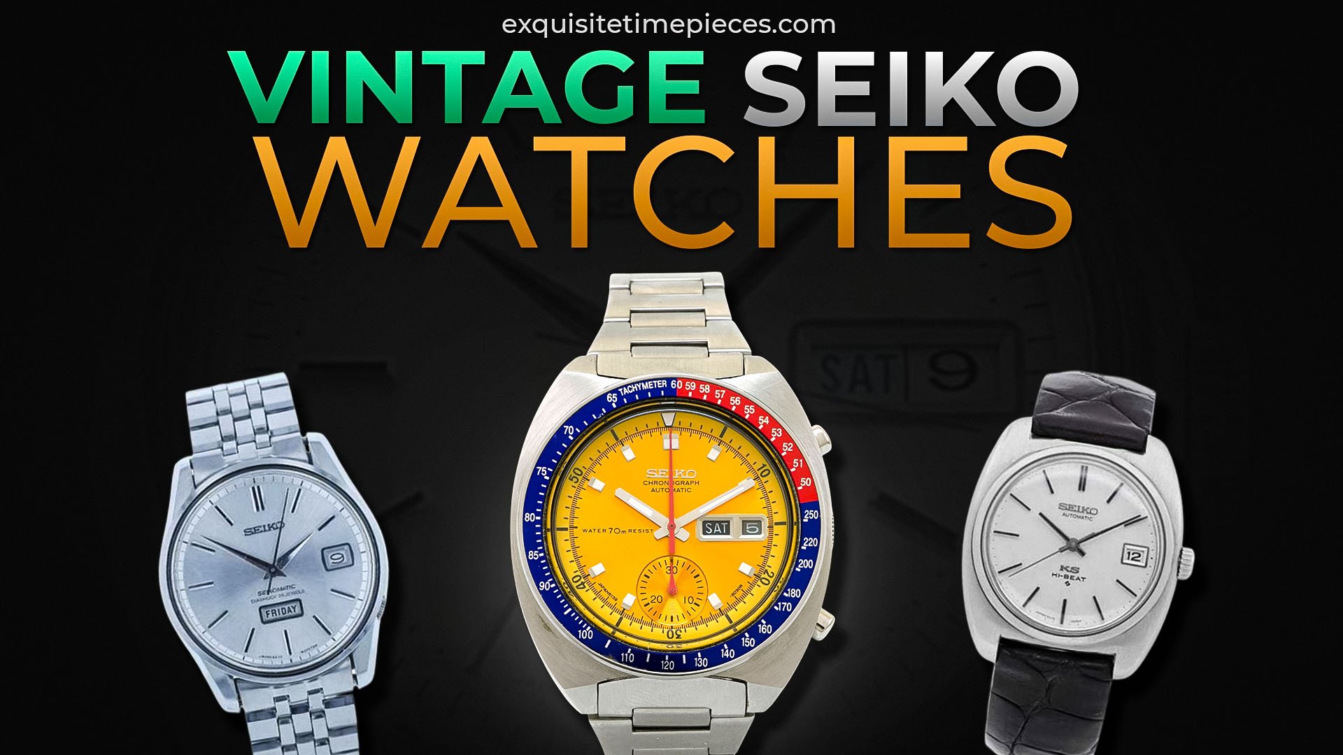 Vintage Seiko watches