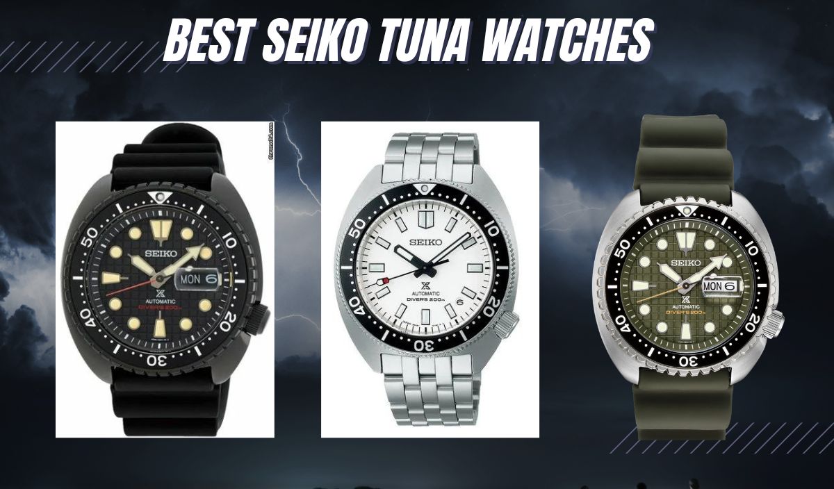 Stylish Seiko Turtle Watch with Crafter Blue Strap