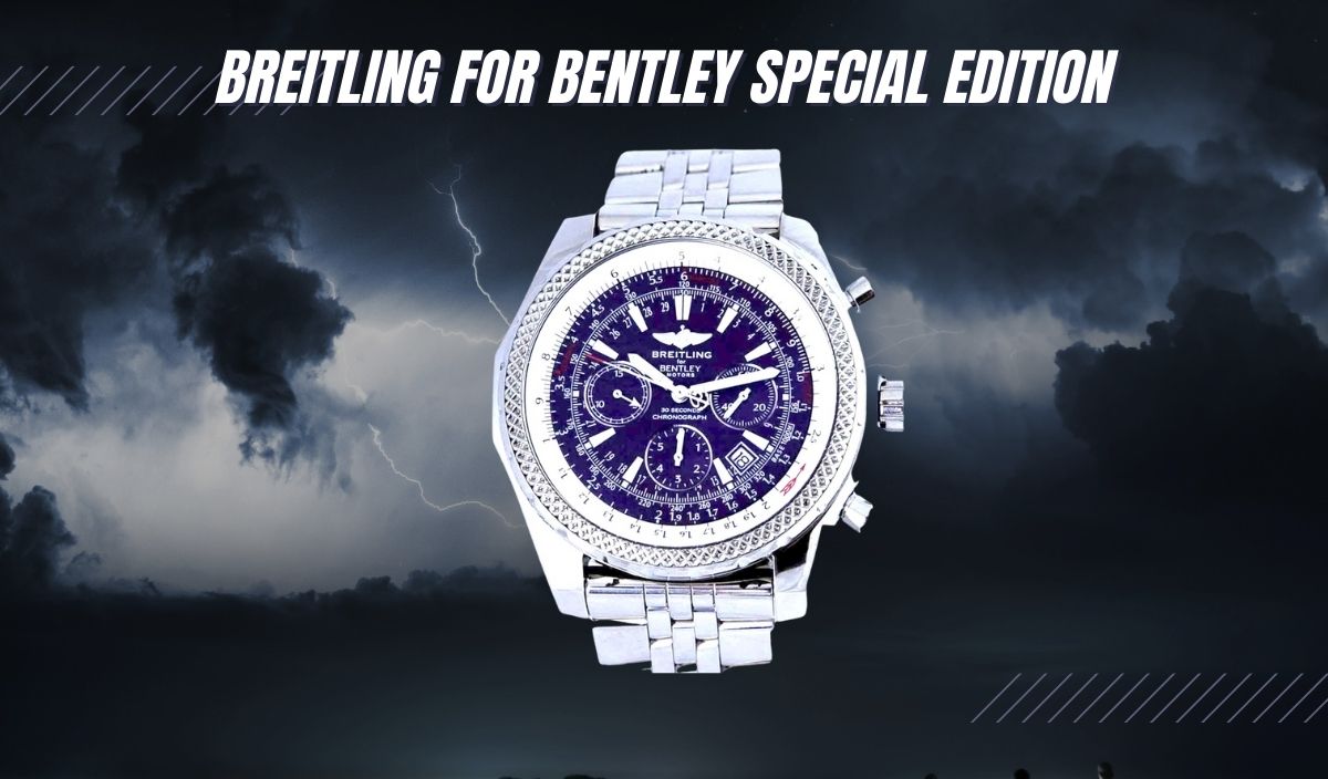 Unisex Breitling for Bentley Leather Silver Dial Watch | World of Watches