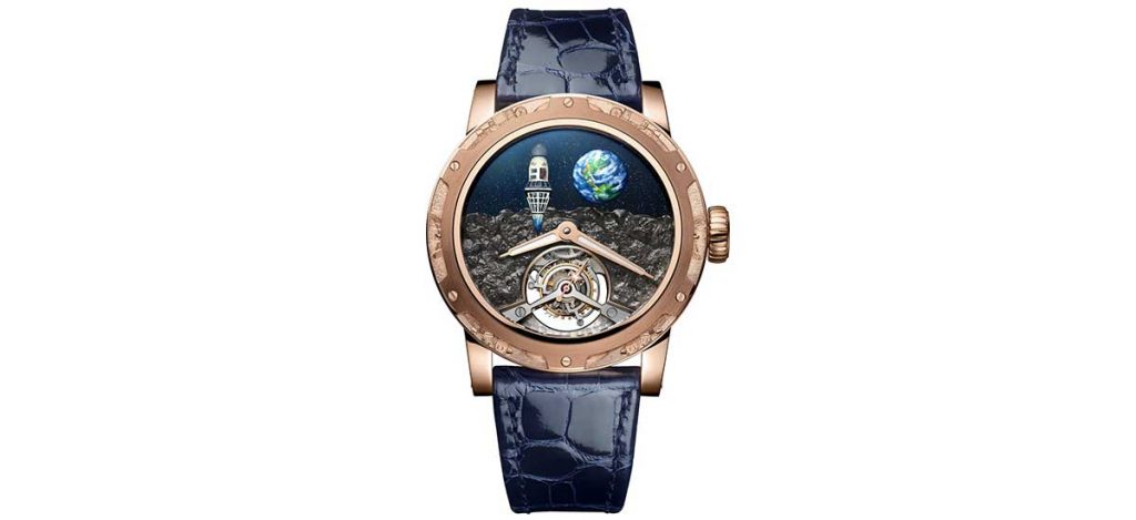 Metropolis Moon - A genuine Moon meteorite in your watch - Louis Moinet