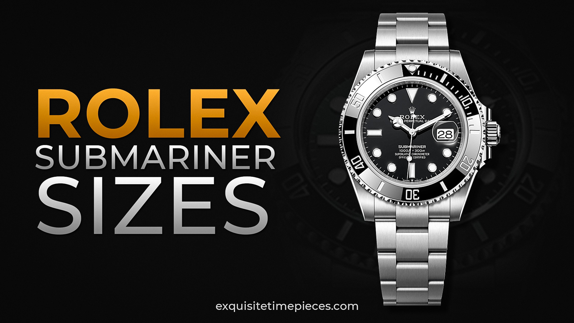 Rolex Submariner Sizes