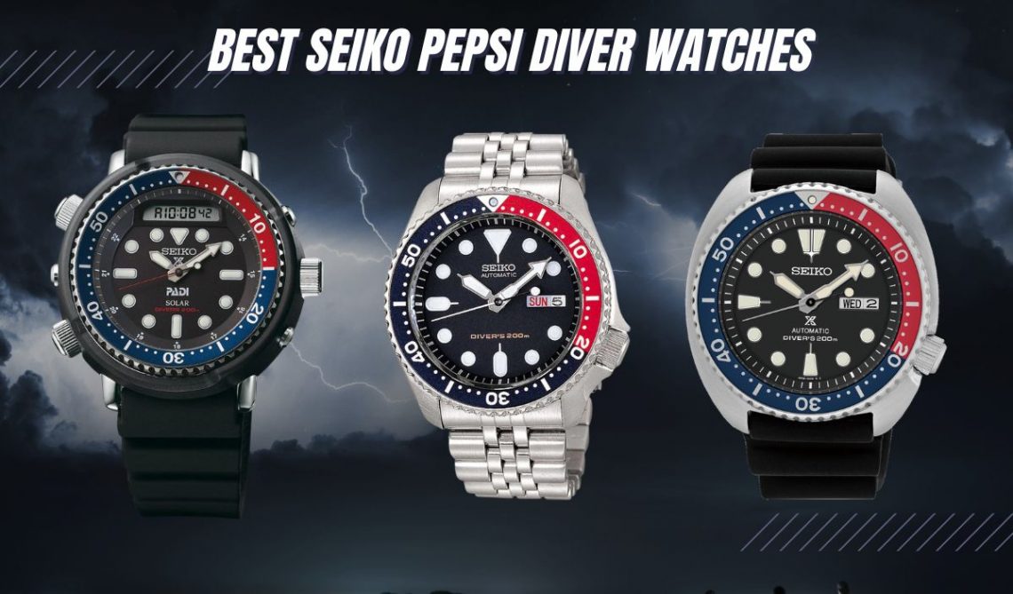 10 Best Seiko Pepsi Diver Watches (Pepsi Bezel On a Budget!)