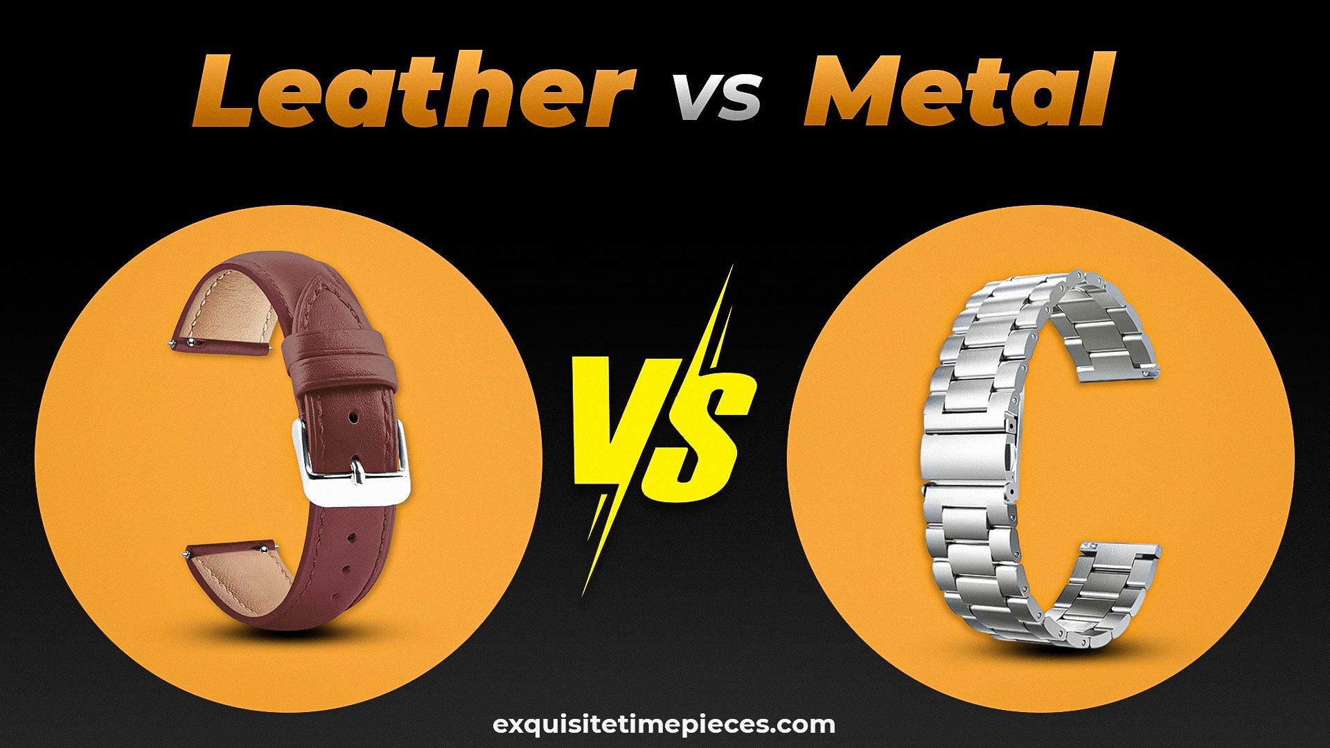 leather vs metal watch band