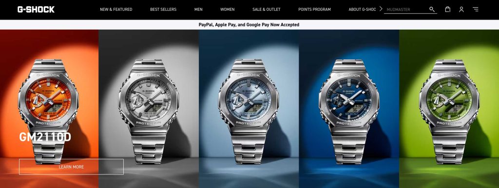 G-Shock Website