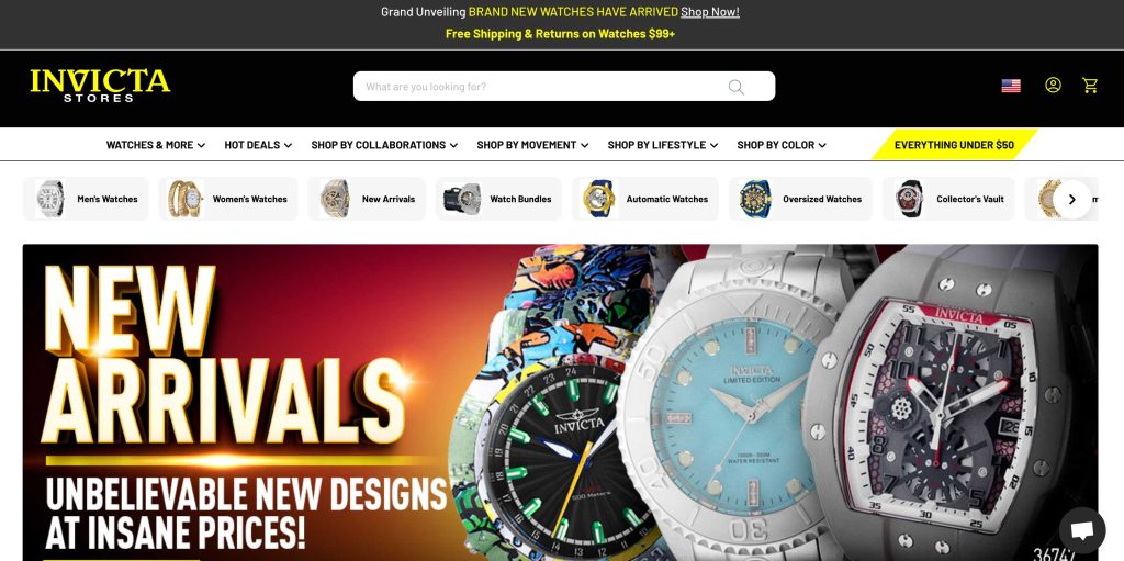 Invicta Website