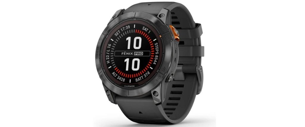 Garmin Fenix 7X Pro Solar Edition Slate Gray with Black Band