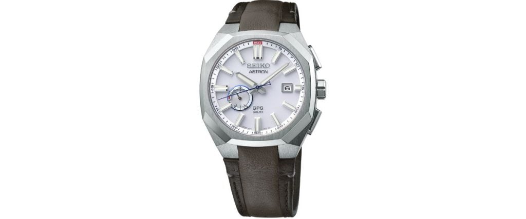 Seiko Astron Titanium Solar GPS White Dial